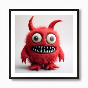 Red Monster Art Print