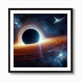 Black Hole Art Print