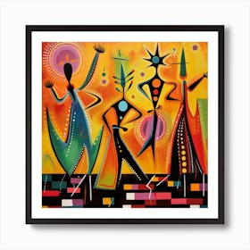 Dancers 2 Art Print