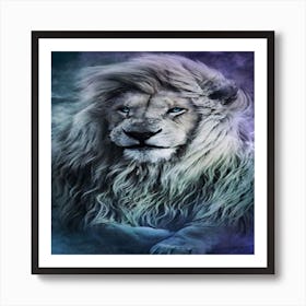 Beautiful Lion Art Print