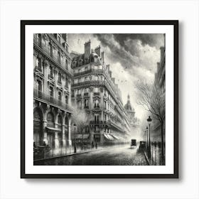 Paris Street Art Print Art Print