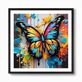 Colorful Butterfly 27 Art Print