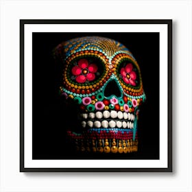 Day Of The Dead Skull Art Print