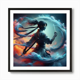 Ninja Warrior Art Print