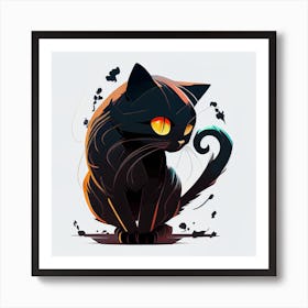Black Cat 14 Art Print
