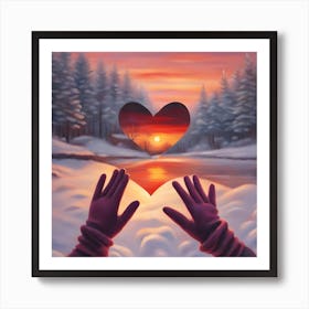 Heart Of Winter 1 Art Print