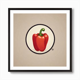 Red Pepper Logo 1 Art Print