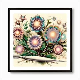 Flowers For The Dentist Art Print