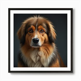 Portrait Of A Dog 3 Art Print