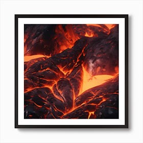 Lava liquid 1 Art Print