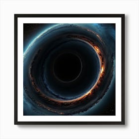 Black Hole Art Print