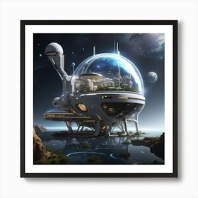 Dreamshaper V7 Create Another Idea For The Prompt A Spacefarin 2 Art Print