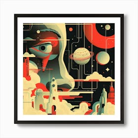 Space City Art Print