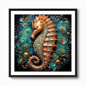 Seahorse 20 Art Print