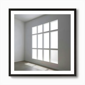 Empty Room With Windows 5 Art Print