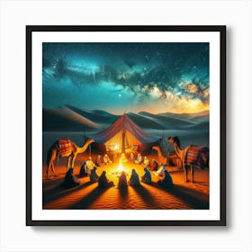 Bedouin Night Rest 1 Art Print