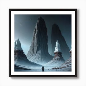 Rocky Landscape Art Print