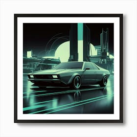 Futuristic Car 5 Art Print