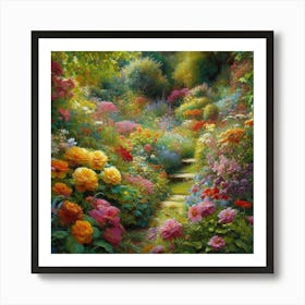 Garden Path 4 Art Print