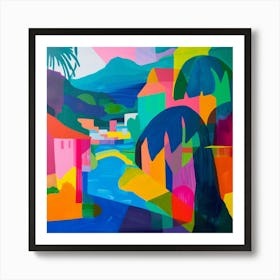 Abstract Travel Collection San Pedro Sula Honduras 3 Art Print