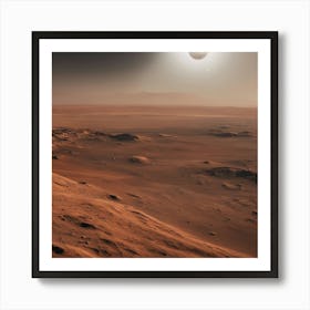 Mars - Mars Stock Videos & Royalty-Free Footage 4 Art Print