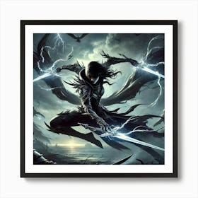 Zoya Nightshade Blades Of Night 2 Art Print