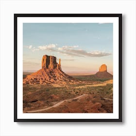 Monument Valley Road Art Print