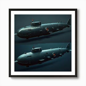 Default Create Unique Design Of Submarine 2 1 Art Print