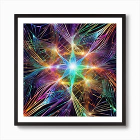 Fractal Star Art Print