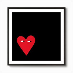 Heart Stock Videos & Royalty-Free Footage Art Print