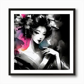 Japan Geisha Visual 10 Art Print