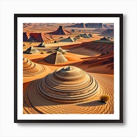 Desert Landscape Art Print