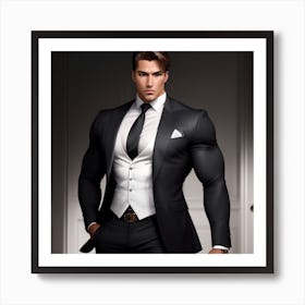 Gentleman In A Suit Art Print
