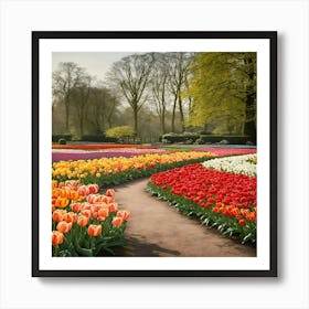 Tulip Garden 2 Art Print