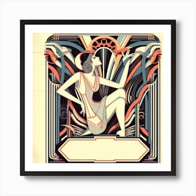 Art Deco era, modern twist Art Print