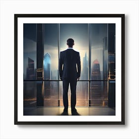 Man In Suit Poster