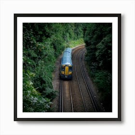 Train In The Woods Art Print