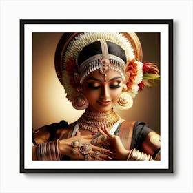 Indian Dancer Art Print