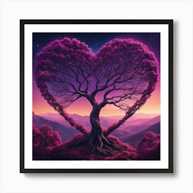 Heart Tree 2 Art Print