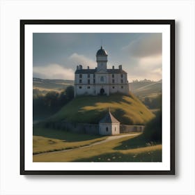 Castle On A Hill Art Print