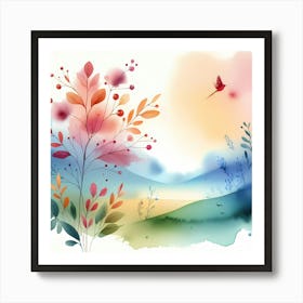 Watercolor Painting 57 Art Print