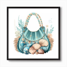 Coastal Harmony Purse Art Print