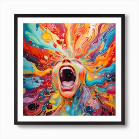 Scream 1 Art Print