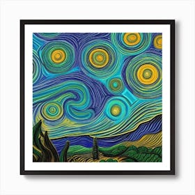 Starry Night Art Print