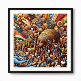 Indian People Art Print