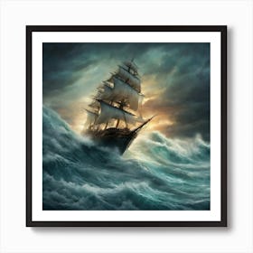 Stormy Seas Art Print