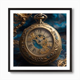 Antique Pocket Watch Art Print