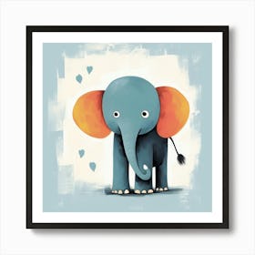 Little Elephant Art Print