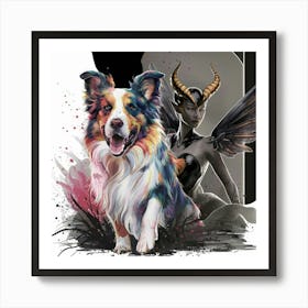 Angels And Demons Art Print