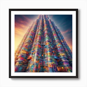 A Kaleidoscope of colors 3 Art Print